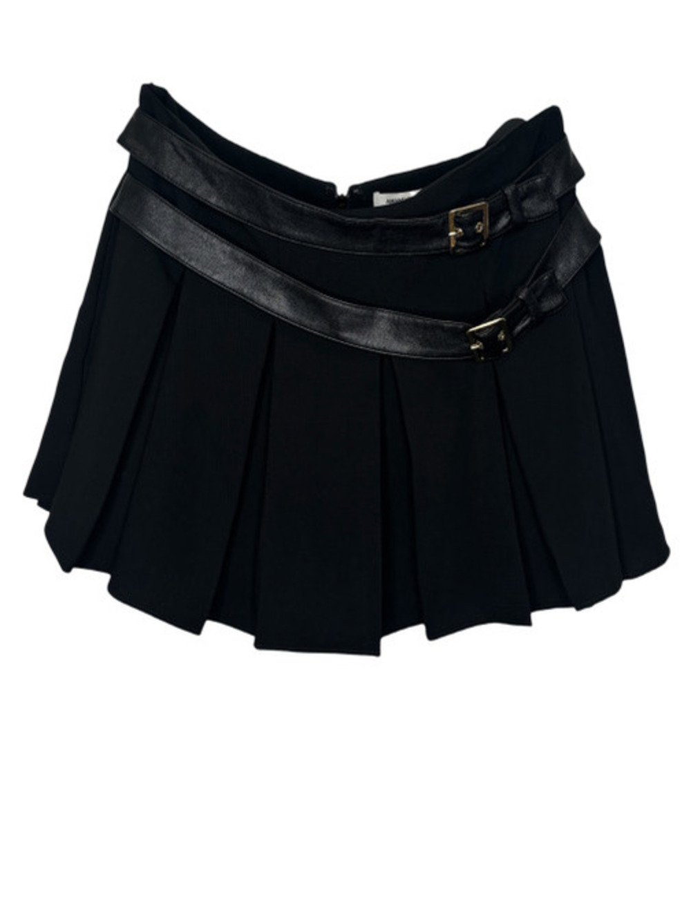 Amanda Uprichard "Sanders" Belted Mini Skort